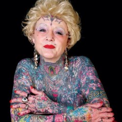 tattooworkers:  RIP Isobel Varley. Born 1937 in Yorkshire, England,