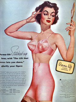 vintagegal:  1951 Perma-lift girdle ad (via) 