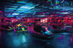 scavengedluxury:  Dodgems. Loughborough Fair, November 2011.