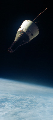 humanoidhistory:  December 15, 1965 — The Gemini 7 spacecraft