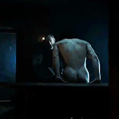 celebgaycelebs:     Kit Harington nude ass in   Game of Thrones   