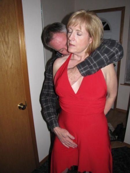 gr8grans:  Sheilaâ€™s about to get some more strange cock while hubby watches… no telling how many different cocks have enjoyed her pussy!?