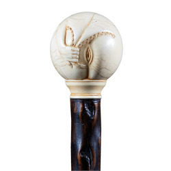 lilit69: Erotic, Woman Bending Over cane, carved ivory handle