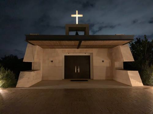 evilbuildingsblog:  Evil chapel at a resort in Cancun