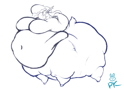 pillowknight: A doughy doe centauress! Just a quick thing to