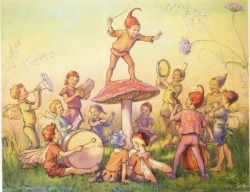 obsessedwithfairytales:A Fairy Band by Margaret Tarrant