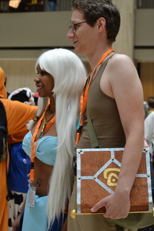 proudblackconservative:  patchoulihou-knowledge:  Anime Weekend Atlanta 2014 - Atlantis cosplay - Kida Nedakh and Milo Thatch  YES. 