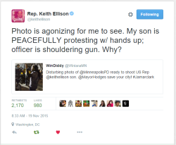 justinspoliticalcorner:  Congressman Keith Ellison’s son had