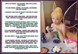 Halloween Crossdressing Caption – Tinkerbell