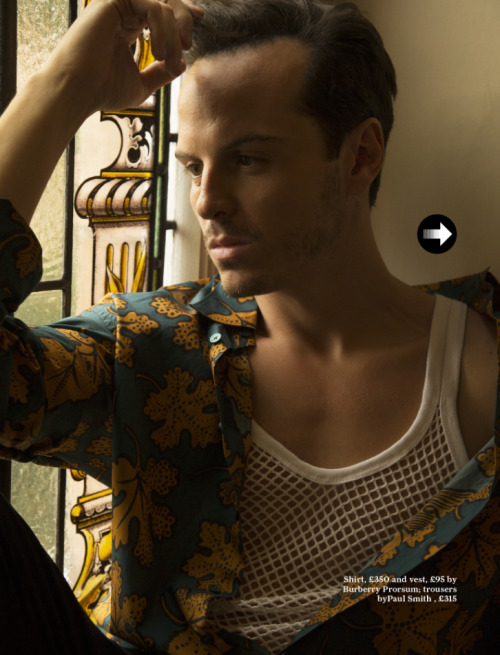 andrewscottt: Andrew Scott, attitude magazine photoshoot part one.  [Part two] Photo’s from the online magazine. Click here to buy it.   