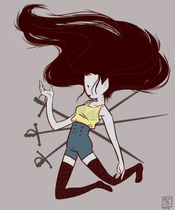 benvoliosbooty:  Marceline the Vampire Queen I’ve been meanin’