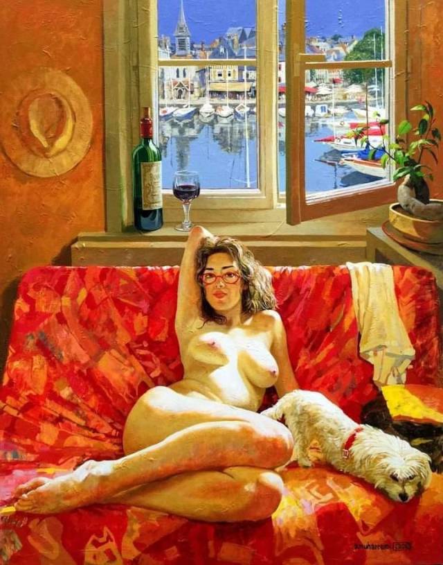 la-femme-toujours-la-femme:Artur Muharremi (Albanian, b. 1958)Window’s