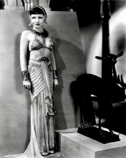 summers-in-hollywood: Claudette Colbert in Cecil B. DeMille’s Cleopatra,