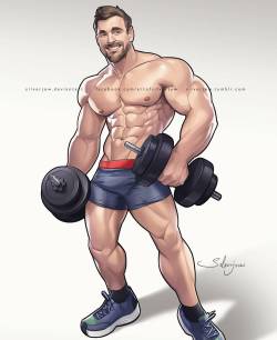 silverjow:  Commission work.  Find outmore about @benmudgefitness