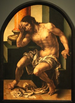 koredzas:  Jan Gossaert (1478 - 1532)- Christ, Man of Sorrows.