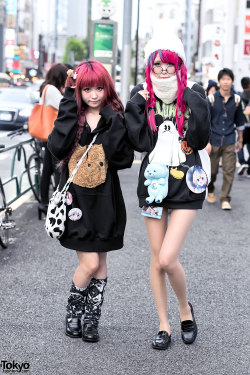 tokyo-fashion:  Colomo and Melochicon - both 19 - on the street