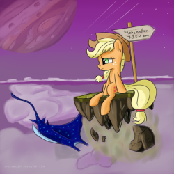 mlpfim-fanart:  Serenity of time and space by ~chaosmalefic 
