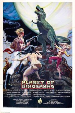 vintagegeekculture:  Planet of the Dinosaurs poster. 