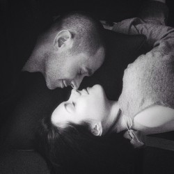 claytoncubitt:  James and Stoya snuggle-69ing on our couch (via
