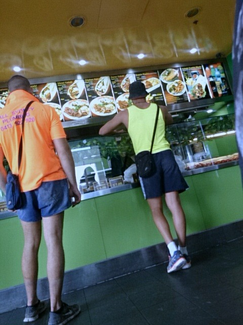 tradies2000:  Lebo plumbers with skinny legs and short shorts