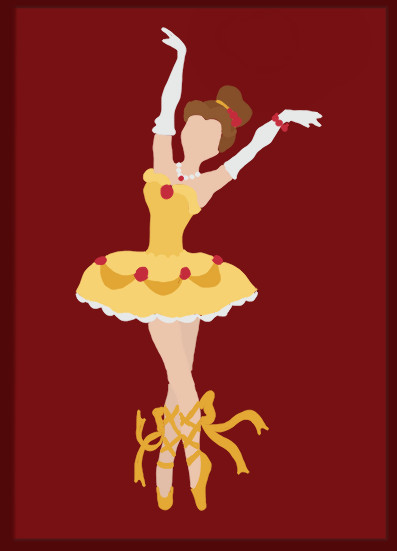 girlofmanycolors:  Disney Ballerinaâ€™s By: middleR3DD 