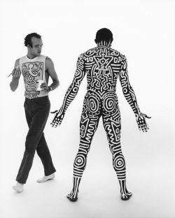 jeztls:  Tseng Kwong Chi - Bill T. Jones Body Painting with Keith