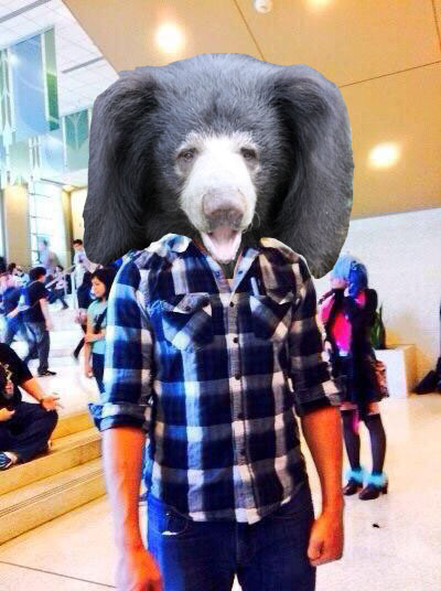 What about we put a bear’s head on Mark’s body?