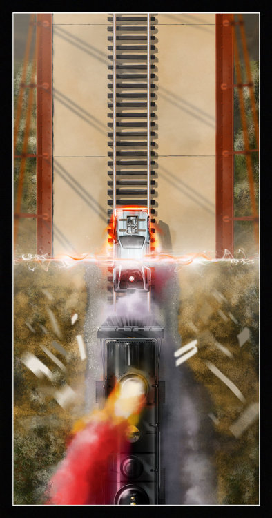 geek-art:Great BTTF art by Andy @andy_fairhurst for Bottleneck Gallery ! http://www.geek-art.net/andy-fairhurst-88-mph-back-to-the-future-prints/  #geekart