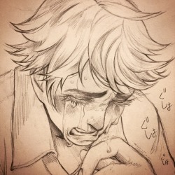 littleluxray:  Crying Oikawas because of peonyhell  //liesdown