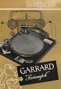 vinylespassion:  Garrard Triumph, 1955.