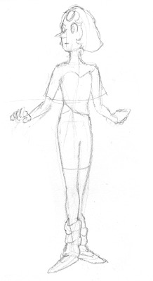 rollinginpeptobismol:  pearl sketch! i loved her leg warmers!