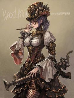 steampunktendencies:    Neoclassic: Steampunk Ajumma  