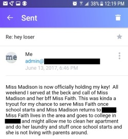 This is what happened when I was finally able to serve Miss Madison in person over the summer.