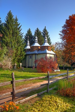 profounds:  sussed:  original-photographers:  Wooden Church from