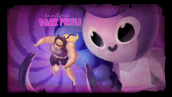 Dark Purple - title carddesigned by Sloane Leong painted by Nick