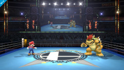 nintendocafe:  Two Boxing Rings in Super Smash Bros. for Wii