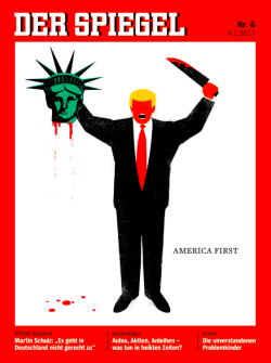 micdotcom:Der Spiegel cover depicts Trump beheading Lady Liberty,