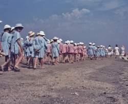 kradhe:    Colonies de vacances sur la plage de Cesenatico, Italia,1962.