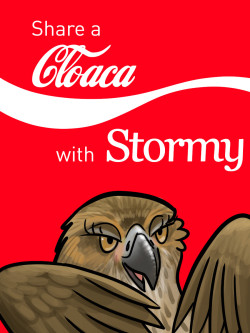 Share a Cloaca Badge: Stormy - by haliaeetus