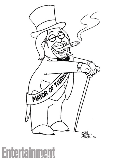 popculturebrain:  Matt Groening and Seth MacFarlane draw each other | EW 