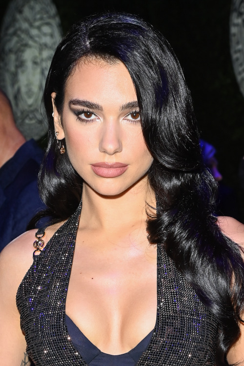 picsforkatherine:Dua Lipa at the Versace Special Event during