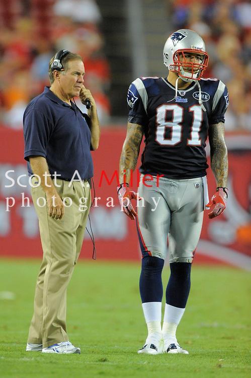 Aaron Hernandez…might not see him out on the field for a very long time.