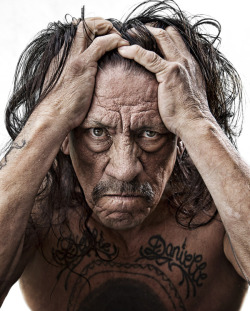 engarden:  Cool pic. Danny Trejo. Made by Mike Campau http://www.behance.net/gallery/CELEBRITIES-2/6570783