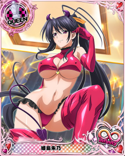 terasuccubi: High School DxD Cards - Akeno’s Devil Mode 1 by