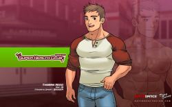 gaysomecomic:  Super Health Club is a Bara visual novel game