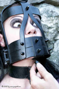 amanda-torture-history:  gagged4life:  Many scold’s bridles