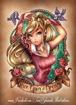 mendourhearts:  Princess disney tattooed op We Heart It http://weheartit.com/entry/73439120