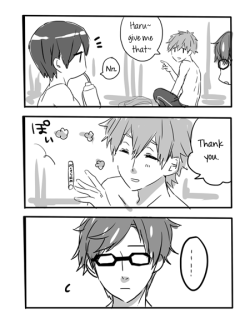 myth720:  [Source] Artist’s comment: “MakoHaru communicating