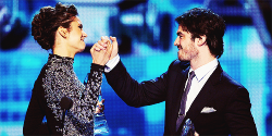 niansomerhalder:  Nina Dobrev and Ian Somerhalder, winners of