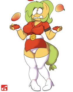 thecherrysodastash:  Yo dawg, I heard you like 3mangos so I drew